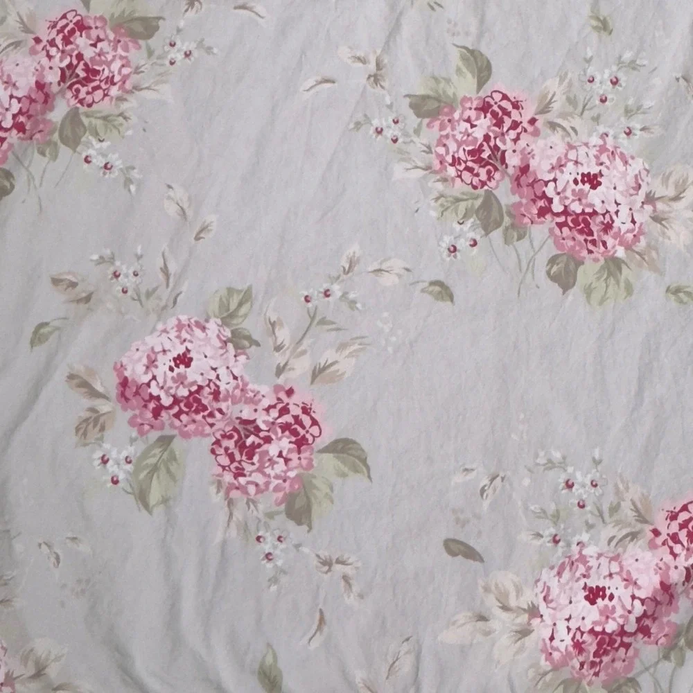 Rachel Ashwell Simply Shabby Chic Belle Hydrangea Blue KING Duvet & Ruffle Shams